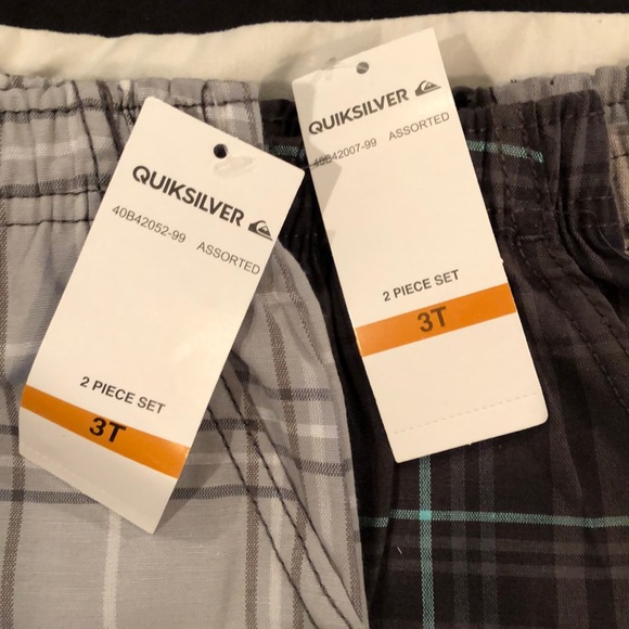 Toddler Boys Quicksilver Shorts - Set of 3 (New) - Picture 4 of 5